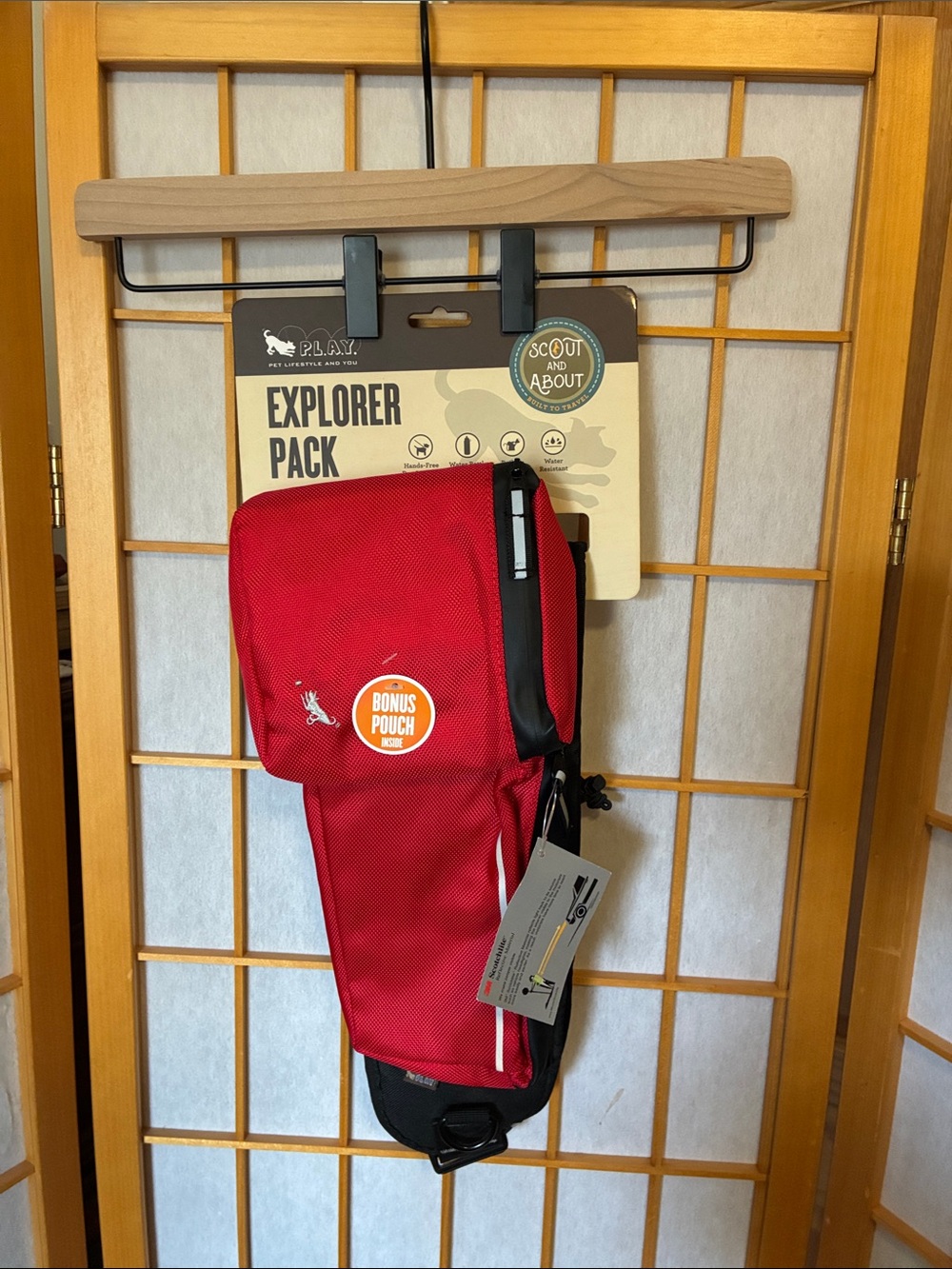 Explorer Pack for Dog Walks - Red